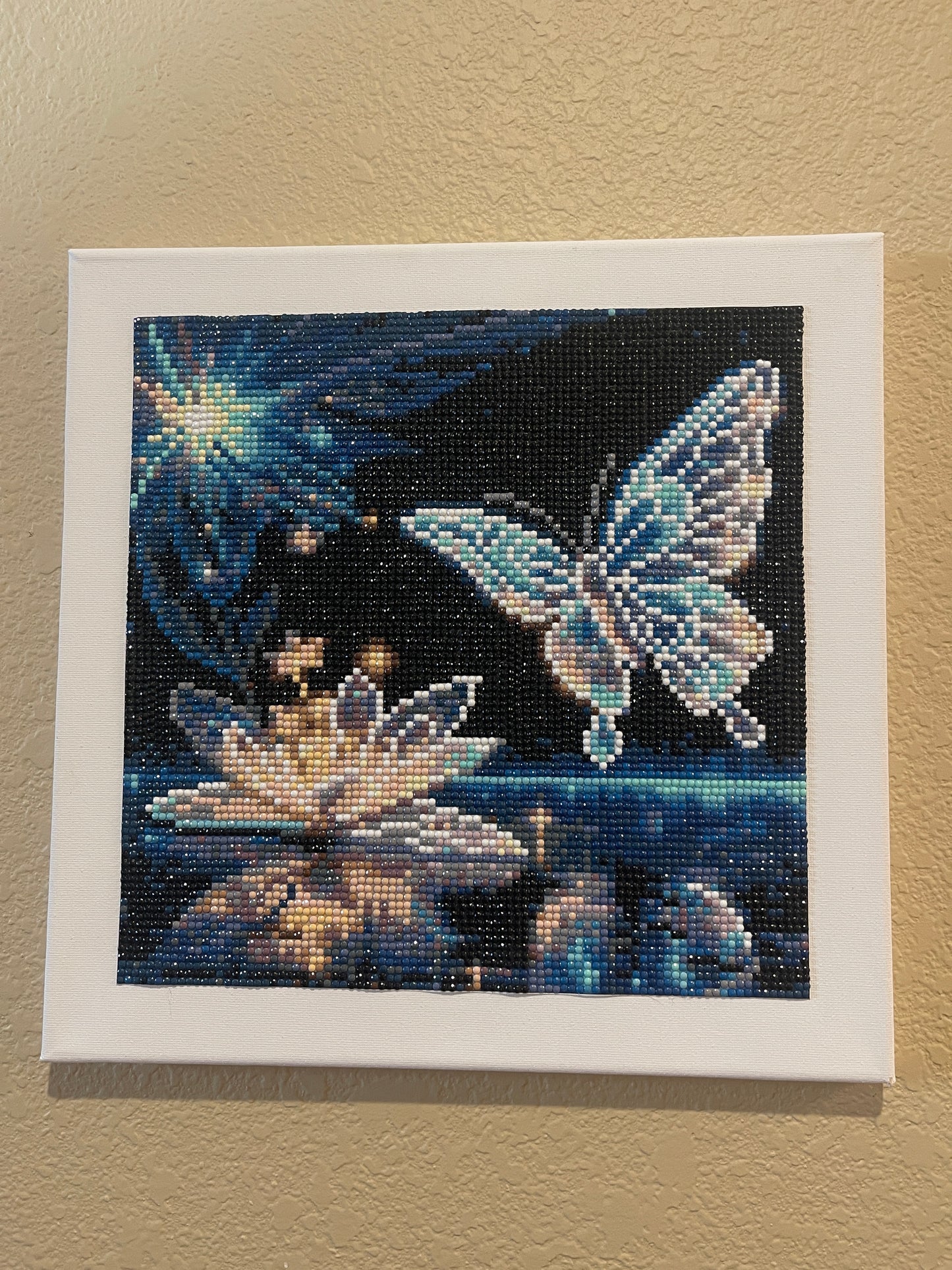 Dark Butterfly Diamond Art