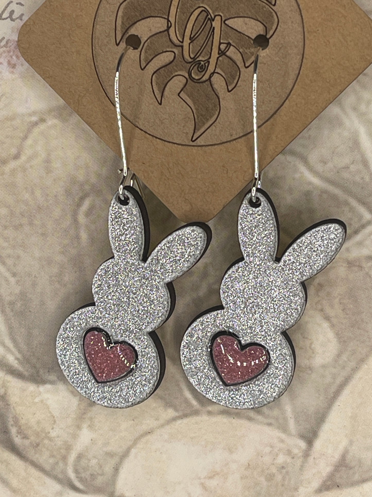 Bunny Heart Earrings
