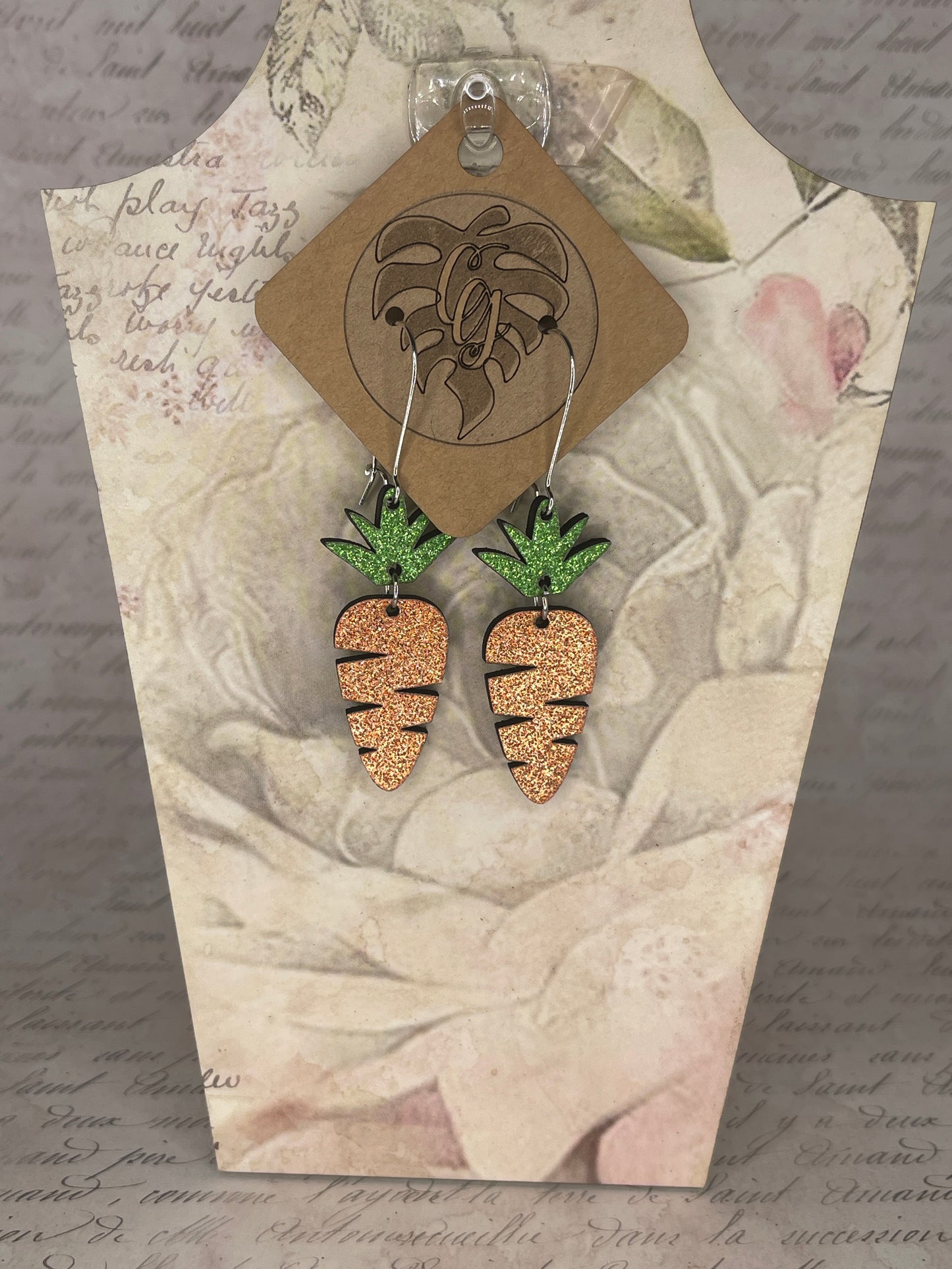 Carrot Drop Earrings