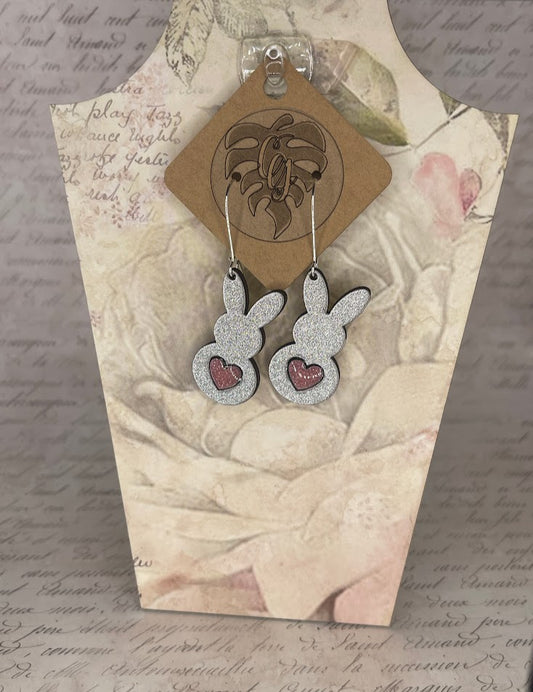 Bunny Heart Earrings
