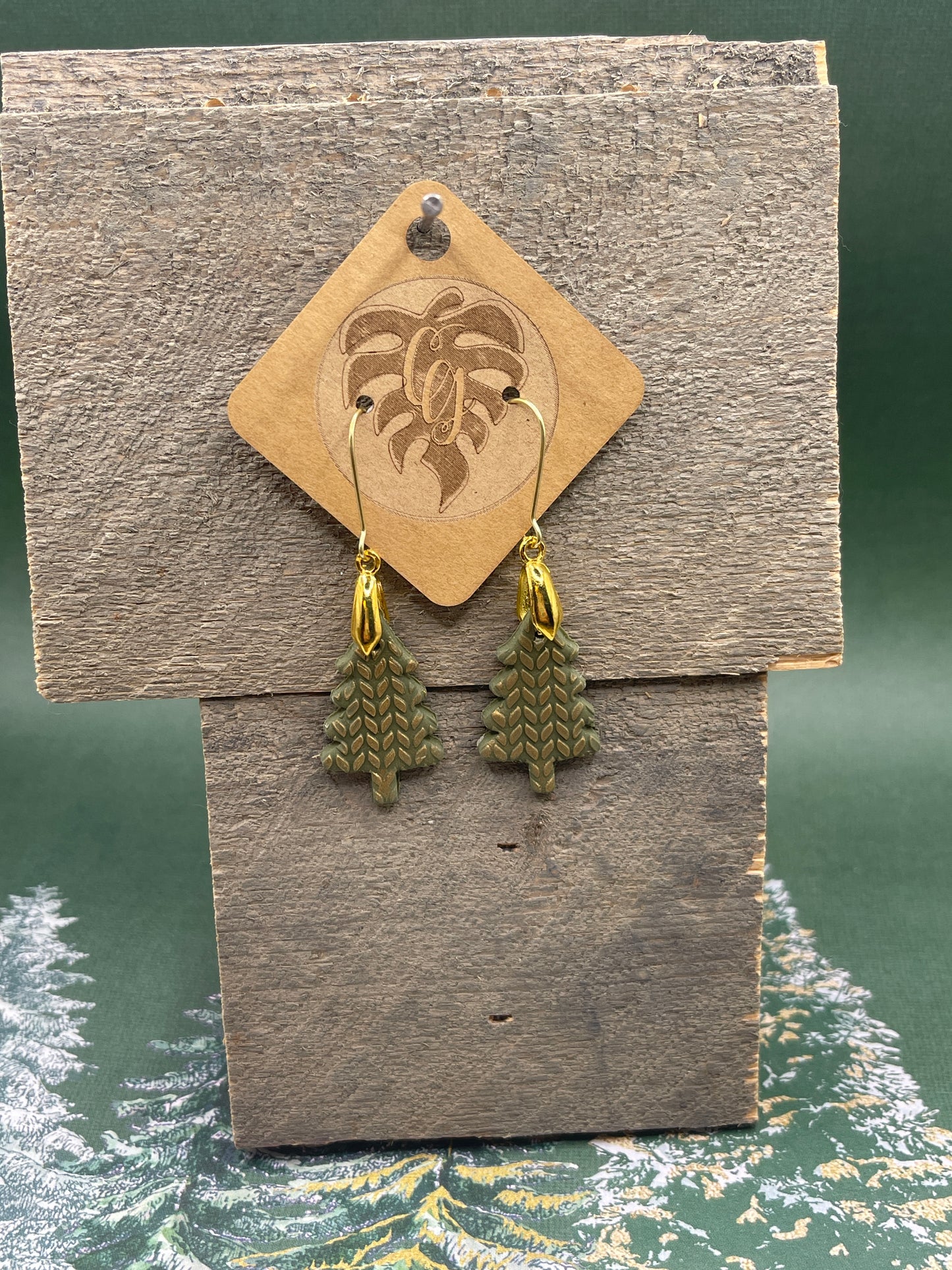 Pine Tree Earrings