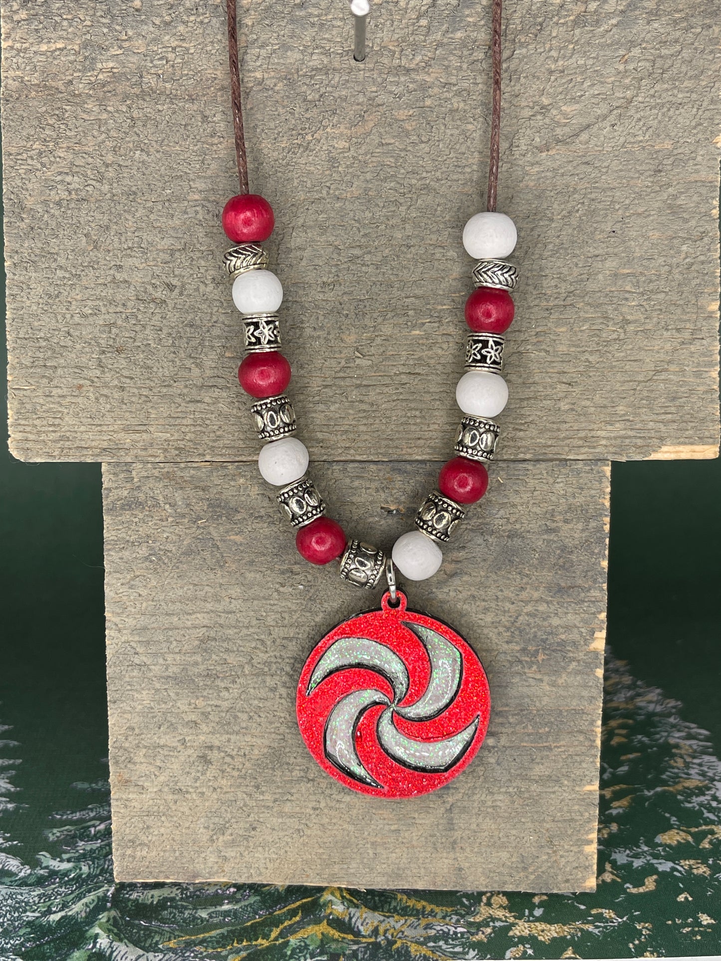 Whimsical Wooden Christmas Necklaces | Playful Festive Pendants