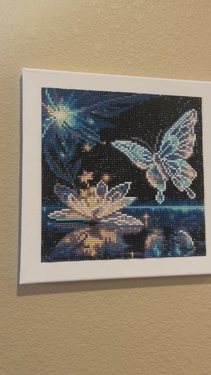 Dark Butterfly Diamond Art
